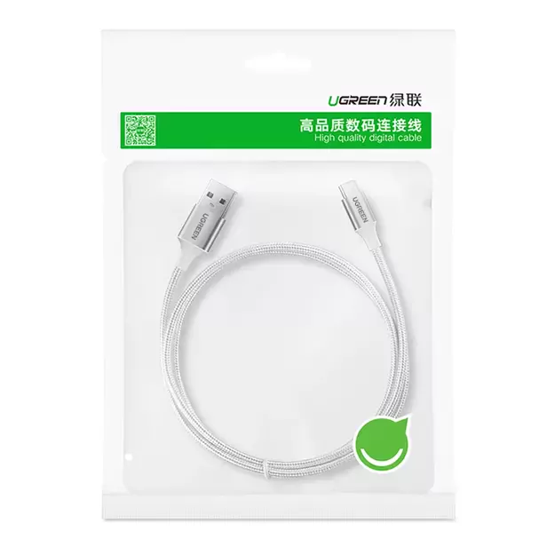 Ugreen US288 60133 USB-A / USB-C QC 3.0 3A 2m Cable - White 11