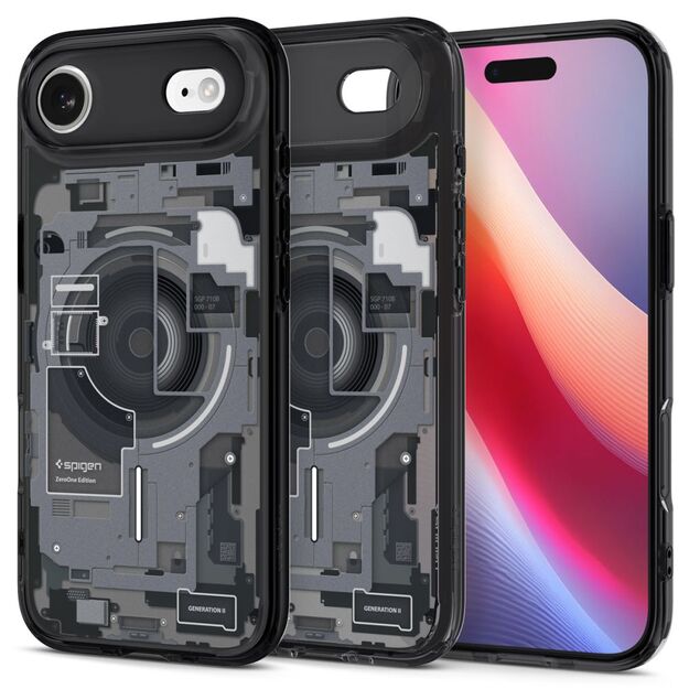 Spigen Ultra Hybrid MagSafe case for iPhone 17 Air Zero One - black
