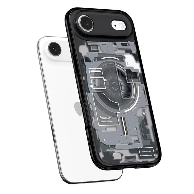 Spigen Ultra Hybrid MagSafe case for iPhone 17 Air Zero One - black 4