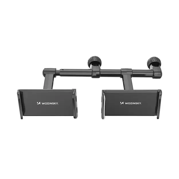 Wozinsky dual car phone holder for headrest black (WTHBK1) 1