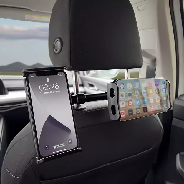 Wozinsky dual car phone holder for headrest black (WTHBK1) 8