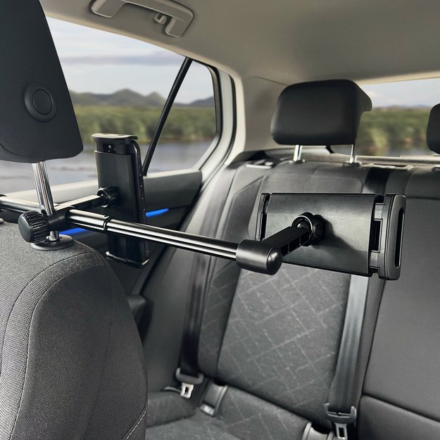 Wozinsky dual car phone holder for headrest black (WTHBK1) 23