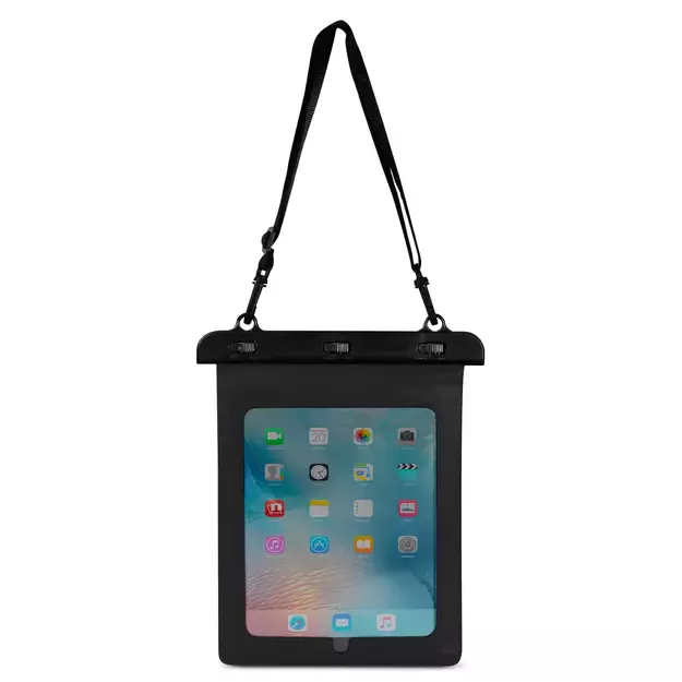 Waterproof PVC tablet case - black 5