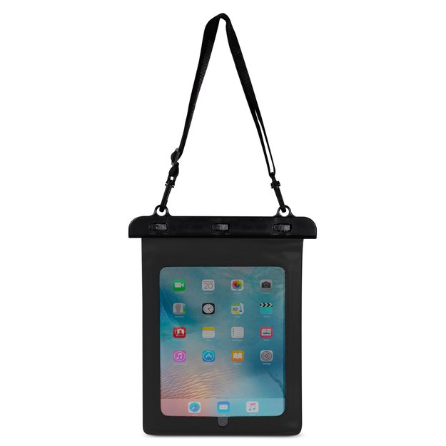 Waterproof PVC tablet case - black 2
