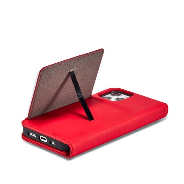 Magnet Card Case for iPhone 12 Pro Max Pouch Card Wallet Card Holder Red 10