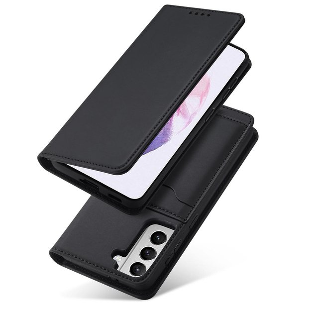 Magnet Card Case for Samsung Galaxy S22 + (S22 Plus) Pouch Wallet Card Holder Black 11