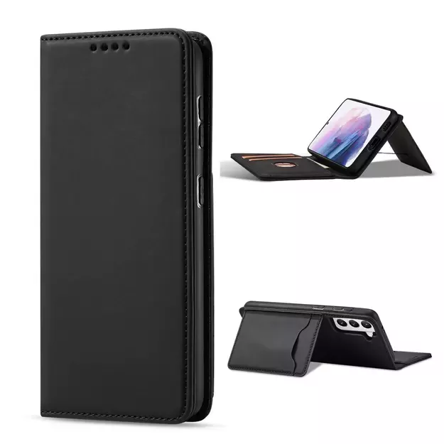 Magnet Card Case for Samsung Galaxy S22 + (S22 Plus) Pouch Wallet Card Holder Black 13