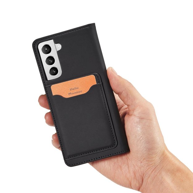 Magnet Card Case for Samsung Galaxy S22 + (S22 Plus) Pouch Wallet Card Holder Black 8