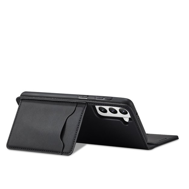 Magnet Card Case for Samsung Galaxy S22 + (S22 Plus) Pouch Wallet Card Holder Black 2