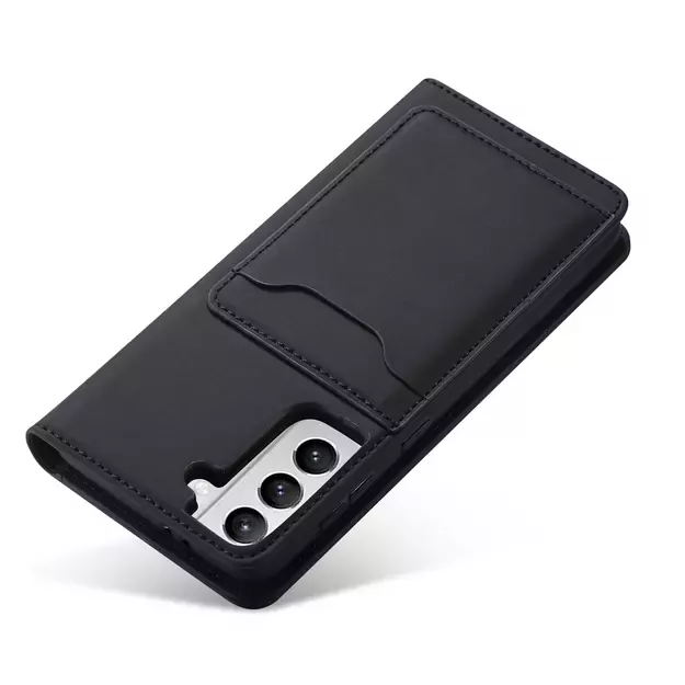 Magnet Card Case for Samsung Galaxy S22 + (S22 Plus) Pouch Wallet Card Holder Black 22