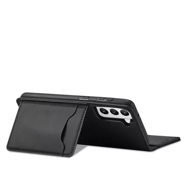 Magnet Card Case for Samsung Galaxy S22 + (S22 Plus) Pouch Wallet Card Holder Black 14