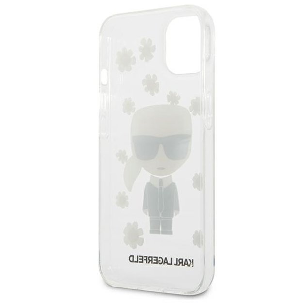 Karl Lagerfeld KLHCP13SHFLT iPhone 13 mini 5,4  przezroczysty/transparent Flower Ikonik Karl 11