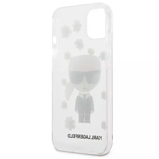 Karl Lagerfeld KLHCP13SHFLT iPhone 13 mini 5,4  przezroczysty/transparent Flower Ikonik Karl 4