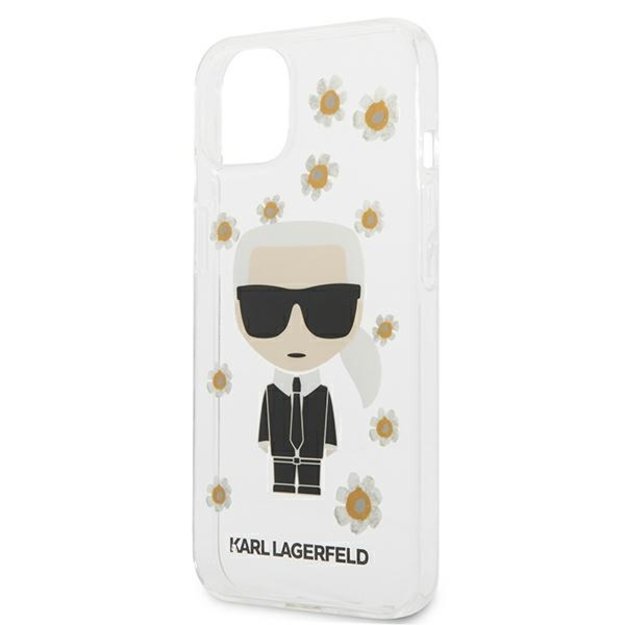 Karl Lagerfeld KLHCP13SHFLT iPhone 13 mini 5,4  przezroczysty/transparent Flower Ikonik Karl 10