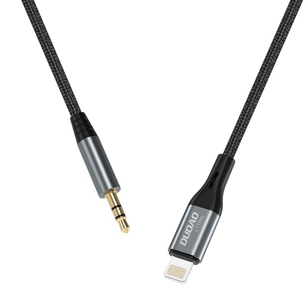Dudao audio cable Lightning - mini jack 3.5mm 1m gray (L11PRO) 6