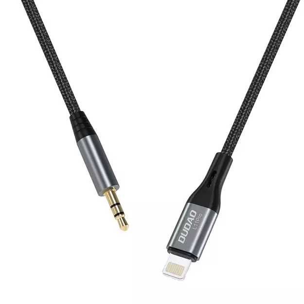 Dudao audio cable Lightning - mini jack 3.5mm 1m gray (L11PRO) 2