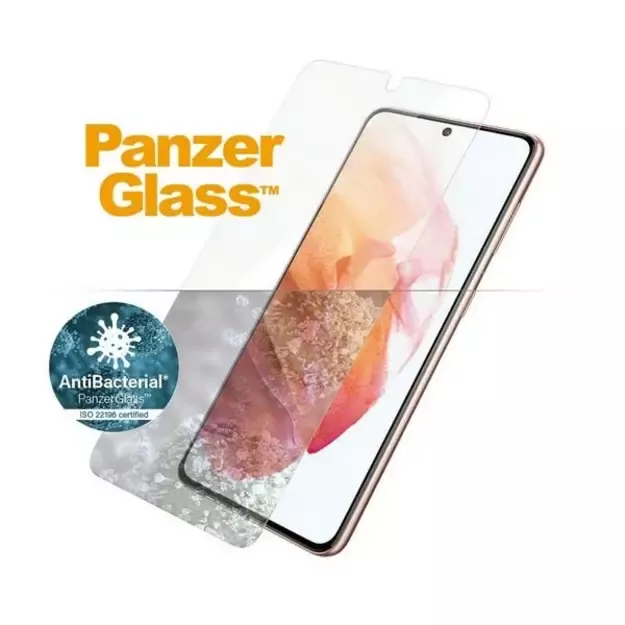 PanzerGlass E2E Microfracture antibacterial glass for Samsung Galaxy S21 - with black frame 3