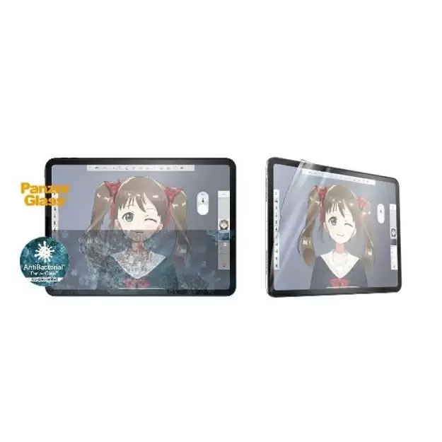 Antibacterial PanzerGlass GraphicPaper foil with a glare filter for iPad Pro 11&quot  2018 / 2020 / 2021 / iPad Air 2020 3