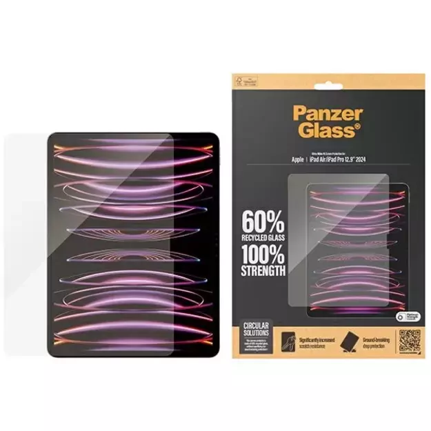 PanzerGlass Ultra-Wide Fit tempered glass for iPad Air 12.9&quot  2024 / iPad Pro 2024 12.9&quot 