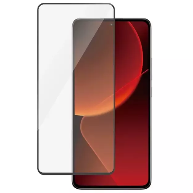 PanzerGlass Ultra-Wide Fit Antibacterial Tempered Glass for Xiaomi 13T / 13T Pro - With Black Frame 1