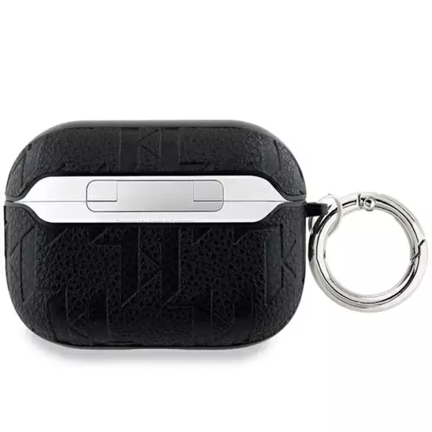 Karl Lagerfeld Monogram Karl &amp  Choupette Head Case for AirPods Pro 2 - Black 4