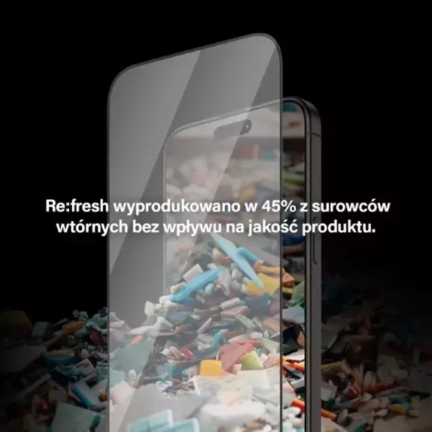 PanzerGlass Re:fresh Glass for iPhone 15 Pro Max with a positioner 16