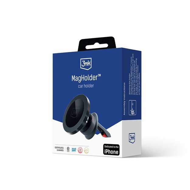 3mk MagHolder magnetic car holder for air vent - black 11