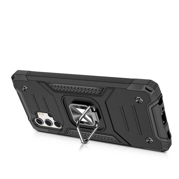 Wozinsky Ring Armor Case Kickstand Tough Rugged Cover for Samsung Galaxy A32 5G black 10