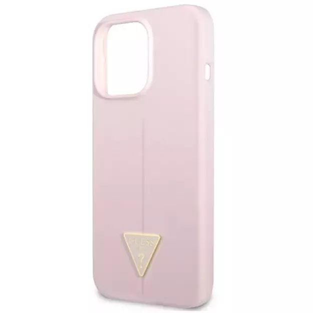 Guess GUHCP13XSLTGU iPhone 13 Pro Max 6.7&quot  purple/purple hardcase Silicone Triangle 13
