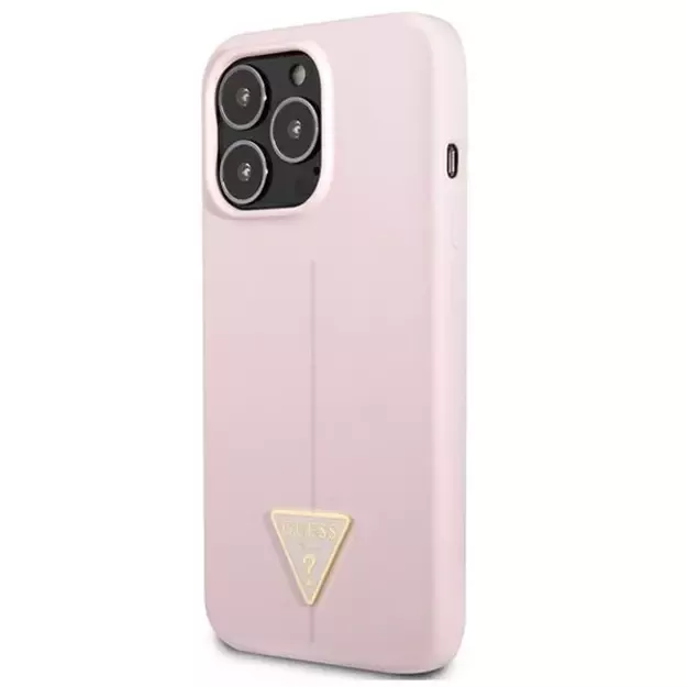 Guess GUHCP13XSLTGU iPhone 13 Pro Max 6.7&quot  purple/purple hardcase Silicone Triangle 9