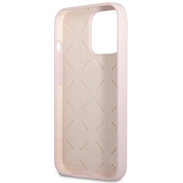 Guess GUHCP13XSLTGU iPhone 13 Pro Max 6.7&quot  purple/purple hardcase Silicone Triangle 7