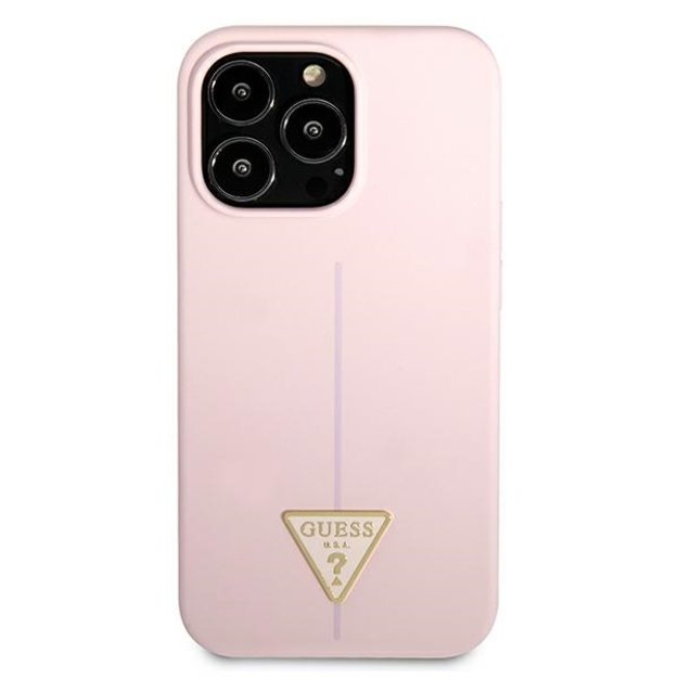 Guess GUHCP13XSLTGU iPhone 13 Pro Max 6.7&quot  purple/purple hardcase Silicone Triangle 3