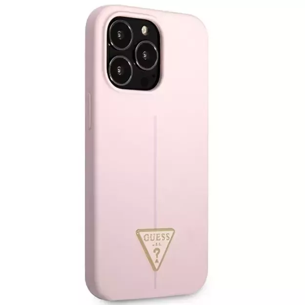 Guess GUHCP13XSLTGU iPhone 13 Pro Max 6.7&quot  purple/purple hardcase Silicone Triangle 11