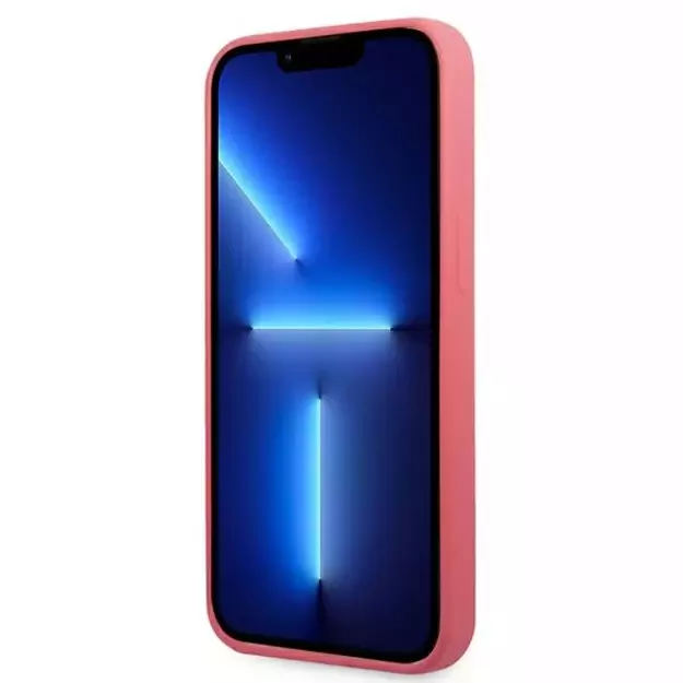 Karl Lagerfeld KLHCP13LSLMP1PI iPhone 13 Pro / 13 6,1  hardcase fuksja/fuchsia Silicone Plaque 4