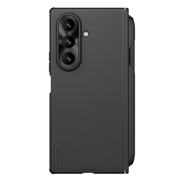 Etui Nillkin Super Frosted Shield Fold Magnetic na Samsung Galaxy Z Fold 7 kompatybilne z MagSafe z miejscem na S Pen - czarne 1