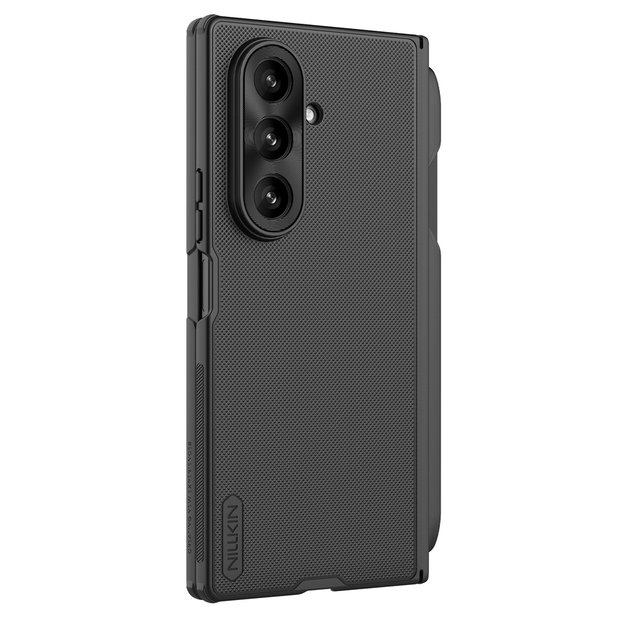 Etui Nillkin Super Frosted Shield Fold Magnetic na Samsung Galaxy Z Fold 7 kompatybilne z MagSafe z miejscem na S Pen - czarne 2
