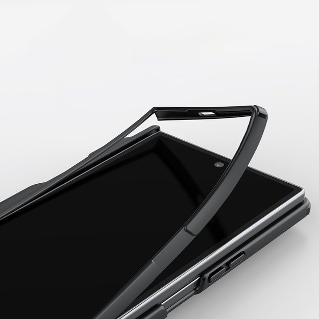 Etui Nillkin Super Frosted Shield Fold Magnetic na Samsung Galaxy Z Fold 7 kompatybilne z MagSafe z miejscem na S Pen - czarne 11