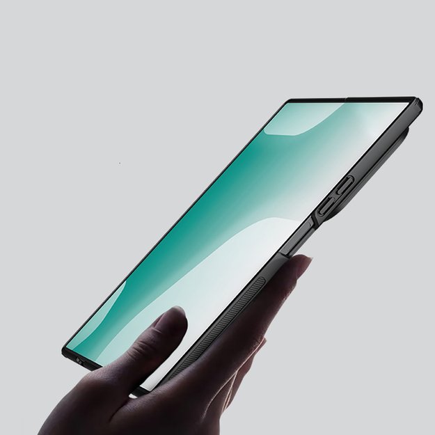 Etui Nillkin Super Frosted Shield Fold Magnetic na Samsung Galaxy Z Fold 7 kompatybilne z MagSafe z miejscem na S Pen - czarne 13