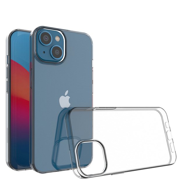 Gel case cover for Ultra Clear 0.5mm iPhone 14 transparent 8