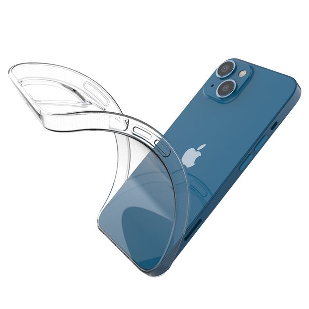 Gel case cover for Ultra Clear 0.5mm iPhone 14 transparent 14