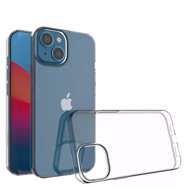 Gel case cover for Ultra Clear 0.5mm iPhone 14 transparent 1