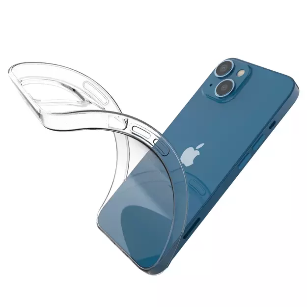 Gel case cover for Ultra Clear 0.5mm iPhone 14 transparent 7