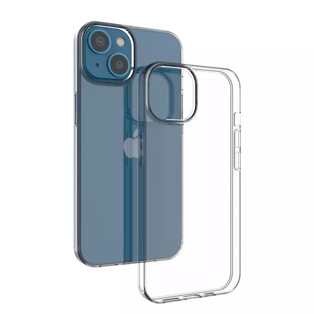Gel case cover for Ultra Clear 0.5mm iPhone 14 transparent 6