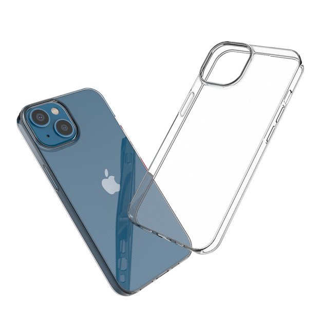 Gel case cover for Ultra Clear 0.5mm iPhone 14 transparent 12