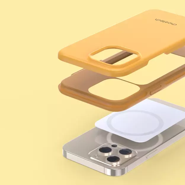 Choetech MFM Anti-drop case Made For MagSafe for iPhone 13 Pro orange (PC0113-MFM-YE) 9