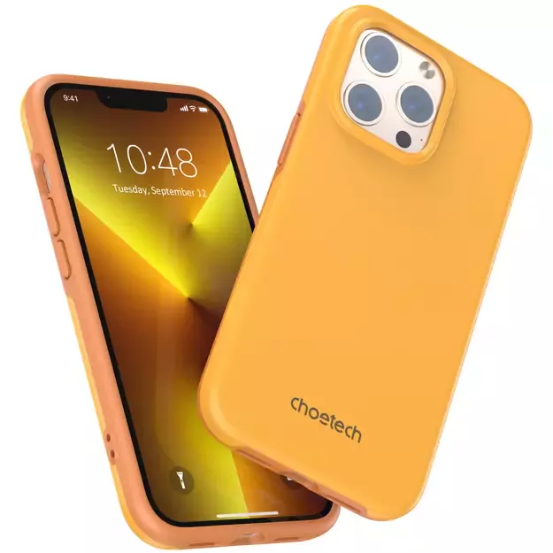 Choetech MFM Anti-drop case Made For MagSafe for iPhone 13 Pro orange (PC0113-MFM-YE) 8