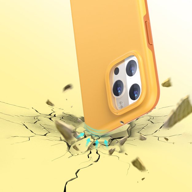 Choetech MFM Anti-drop case Made For MagSafe for iPhone 13 Pro orange (PC0113-MFM-YE) 13