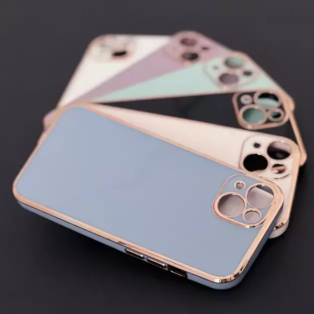 Lighting Color Case for Samsung Galaxy A13 5G gold frame gel cover white 6