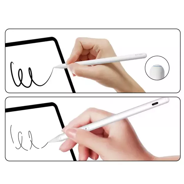 Tech-Protect Digital Magnetic Stylus Pen 2 Magnetic for iPad Tablet - White 13
