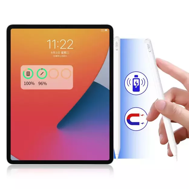 Tech-Protect Digital Magnetic Stylus Pen 2 Magnetic for iPad Tablet - White 12